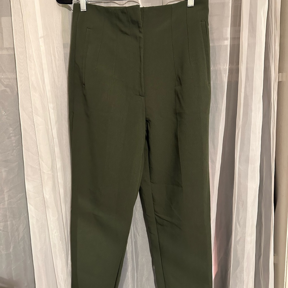 Zara Dark Green Trousers